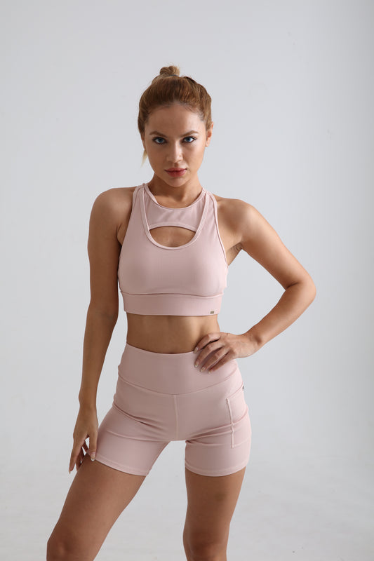 SWEET TOUCH Open Front Crop Top